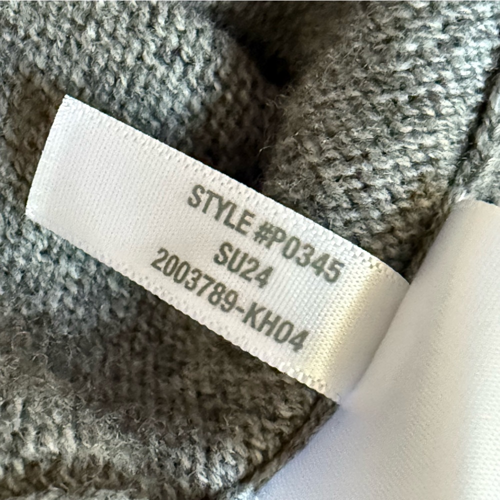 MADEWELL V-Neck Cardigan Sweater Merino Wool Blend  - Gray - Picture 10 of 10